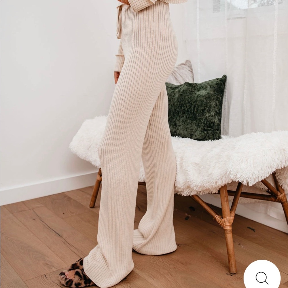 NWT VICI Fran Cotton Ribbed Pants
